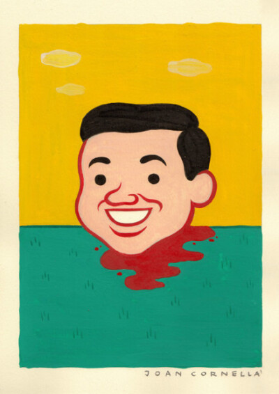 【离奇的连环漫画】西班牙插画家 Joan Cornella ，喜欢他的人有眼福了 ！Tumblr 地址：http://t.cn/zHeC8BN