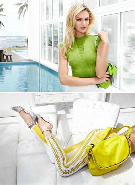 Candice Swanepoel for Bottletop handbags summer 2014