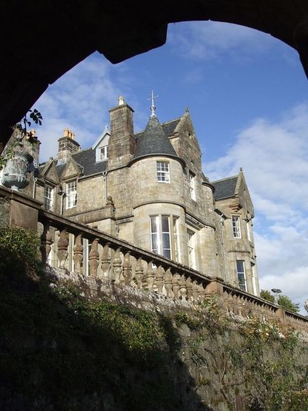 Torosay Castle, Isle of Mull, Scotland. Designed by David Bryce and built 1858 for John Campbell of Possil.