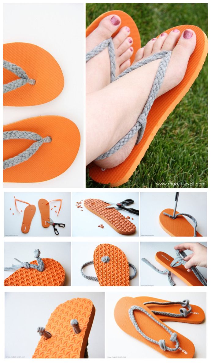 joybobo: diy: flip-flop refashion. Reciclar zapatos siempre me gusta