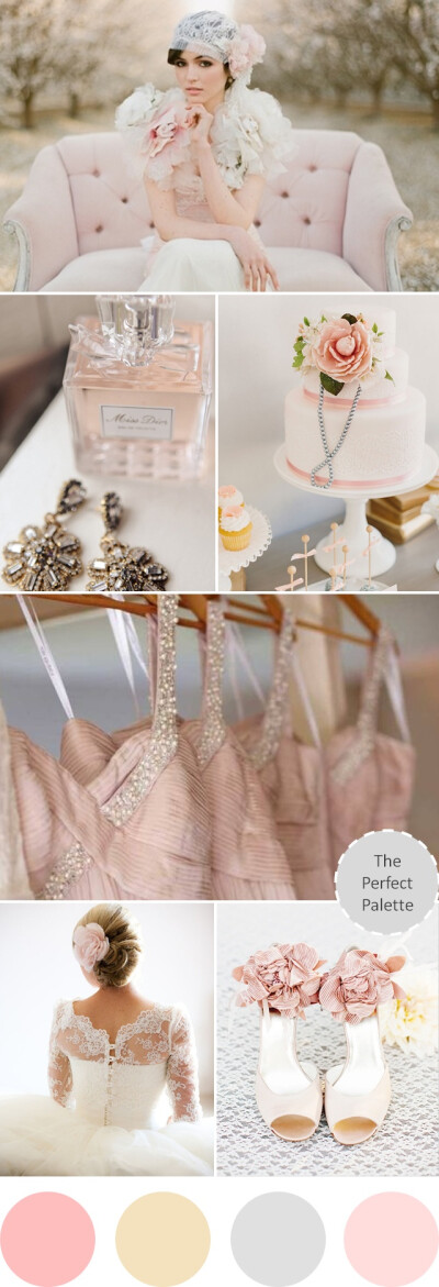 The Perfect Palette: Wedding Colors I Love | Blush Beauty- Great site! Lets you search by color to find the perfect wedding palette complete with visuals!