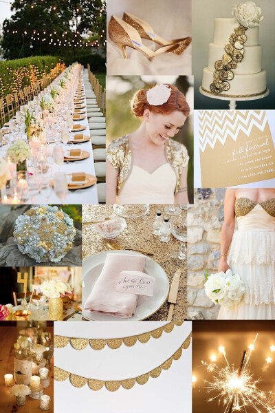 Gold Wedding Board