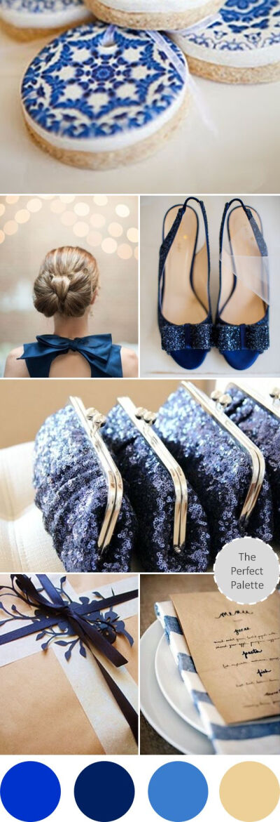 Wedding Colors I Love | Shades of Blue + Beige http://www.theperfectpalette.com/2013/06/wedding-colors-i-love-blue-beige.html