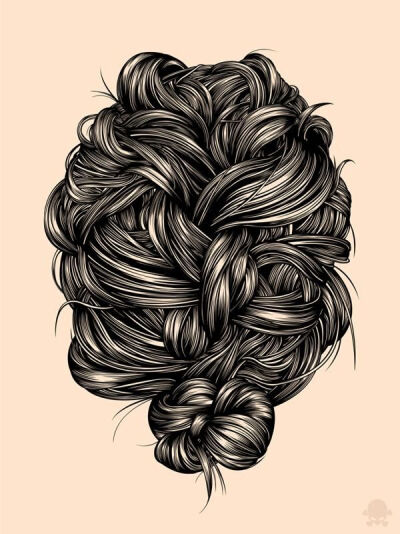 Hair Illustrations by Gerrel Saunders