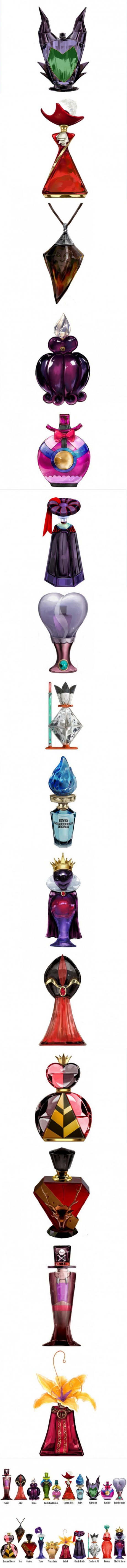 Japanese designer creates collection of gorgeous perfume bottles based on Disney villains