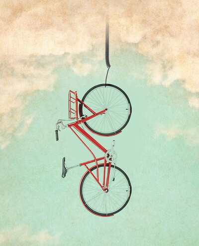 Bike Rack Art Print