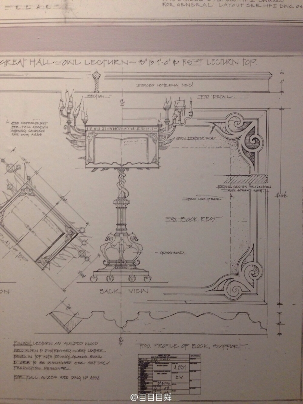 被哈利波特电影的设计手稿震惊哭