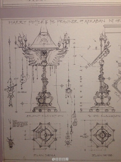 被哈利波特电影的设计手稿震惊哭