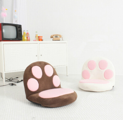最新猫爪小沙发 日式榻榻米 懒人沙发 卡通可爱创意飘窗椅子地板