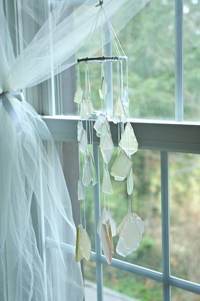 sea glass wind chimes