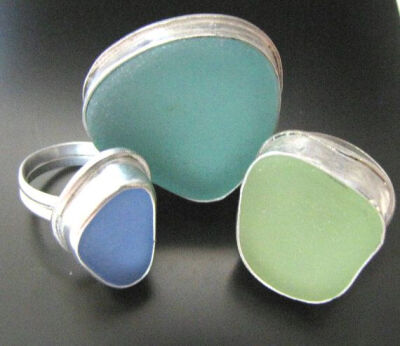 Sea Glass Rings For Susan Furbee