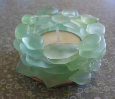 Great use of sea glass!