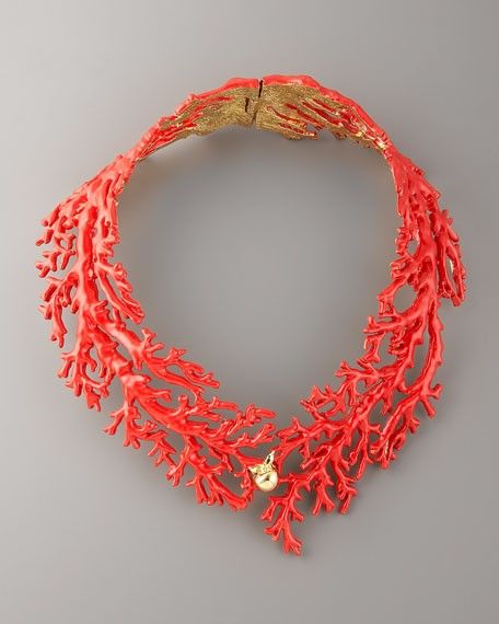 coral necklace....not a want, a need.