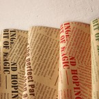 背景 拍照道具|zakka日本杂货 复古怀旧背景 英文报纸 包装纸 6色