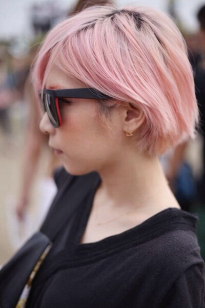 Pink Bob Hair