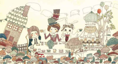 Yoko Furusho - Mad Tea Party, from Alice in Wonderland