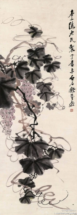 齐白石《点水蜻蜓》】“点水蜻蜓如羚羊之挂角，不著一字。” - 高清图片