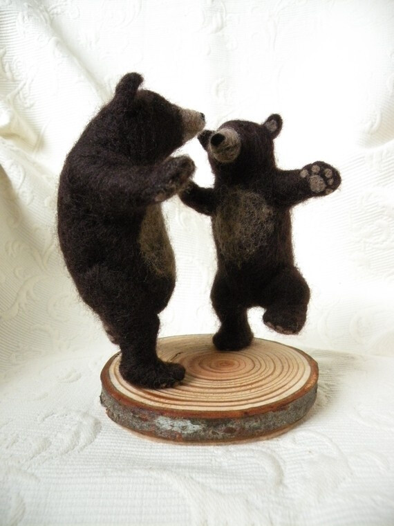 KERRY O'GORMAN - (farmlass) -- &amp;quot;Dancing Bears&amp;quot; -- a Tribute to American painter, William Holbrook Beard and his painting, &amp;quot;The Bear Dance&amp;quot;. The dancing bears stand 5&amp;quot; tall. -- from A Polar Bear's Tale.