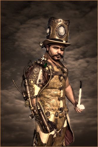 Steampunk- Totally got to see this gent at Lincoln steampunk festival 2011 :)