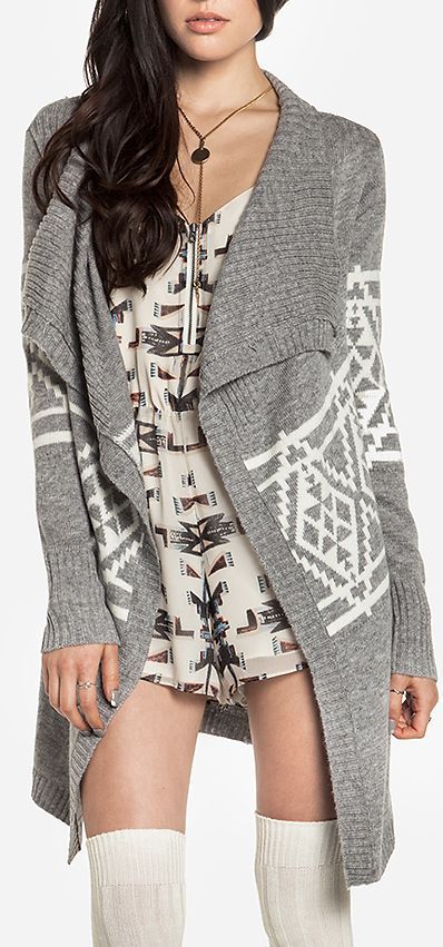 Geo cardigan