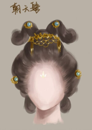 朝天髻朝天髻是一种梳高髻于头当顶的一种髻式，宋代仍沿袭这种高髻，甚为流行。宋周密《齐东野语》卷一：“一日内宴，教坊进伎为三、四婢，首饰皆不同。其一当额为髻，曰蔡太师家人也。……问其（发式）故，蔡氏者曰：‘大师觐清光，此名朝天髻。’