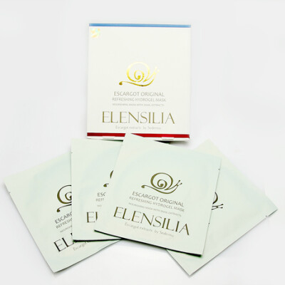 韩国 ELENSILIA 蜗牛精华水凝胶面膜美白保湿补水蜗牛面膜4片包邮