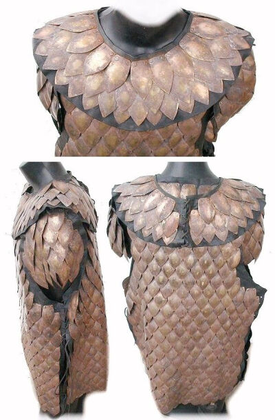 pangolin armour made of the scales of a pangolin similar to an armadillo