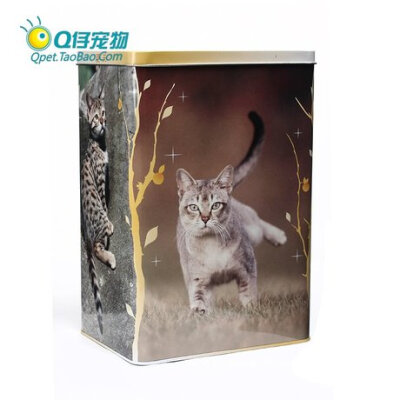 法国皇家方形猫罐容量2kg 猫储粮罐 储粮桶 宠物储粮罐-淘宝网