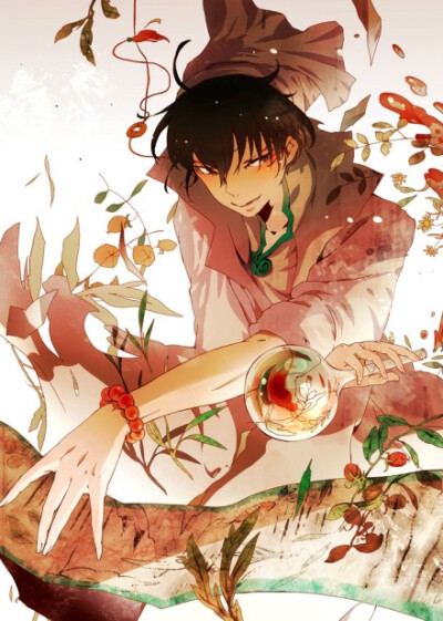 #鬼灯の冷徹##白澤#嗷 kibi太太的新图依旧美哭！白泽真的超级美！漢方医 | kibi [pixiv] http://t.cn/8FoW1VM