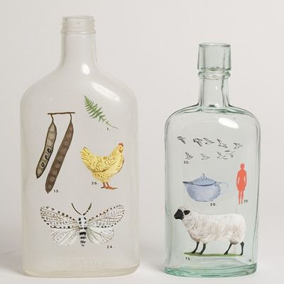 painted bottles