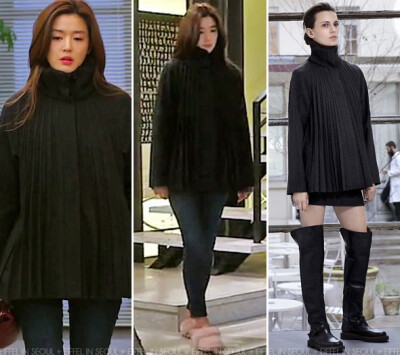 Air Date: January 9, 2014 Drama: My Love From The Stars (별에서 온 그대) — Episode 7 Gianna Jeon Ji Hyun (전지현) opted for a pleated wool coat from Maison Martin Margiela Pre Fall 2013 collection. …