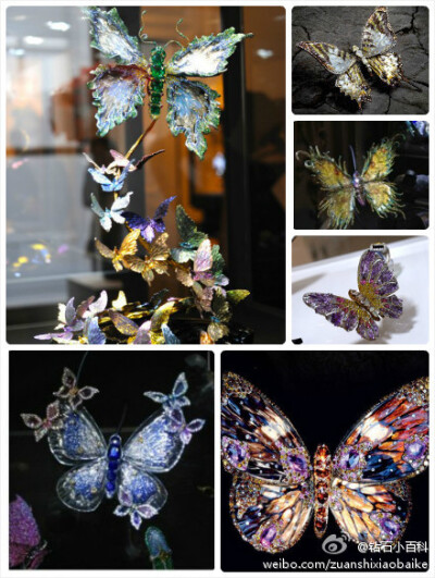 #陈世英（Wallace Chan）和他的艺术珠宝---蝴蝶#作为顶尖的华人珠宝艺术家珠宝雕刻家除了具有非凡创意，亦有艺术家的情怀，哲学家的思维，以及匠师的超卓技术，“世界上最宝贵的就是光，在艺术和雕刻上不懂得运用光…