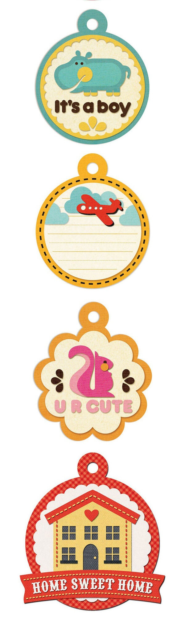 可爱吊牌整理 清新 卡通