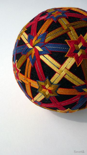 Japanese traditional handmade ball, Temari 手鞠