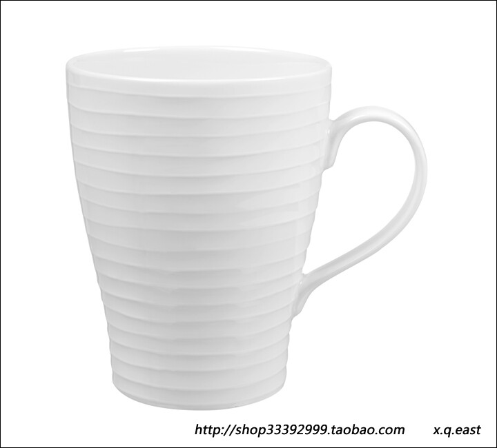 瑞典DesignHouseStockholm白色马克杯条纹骨瓷单杯ml庆