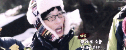 running man 140209 E184 R7开场动图！！！（cr：littlepeacefulrunner，若不动请点大）最喜欢看着你们笑了~~~不过看完这一期好心疼你们，大冬天的~~~你们看完有啥想说的么？