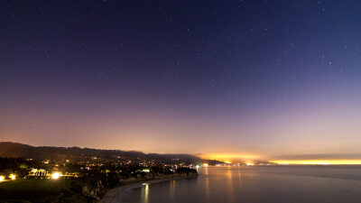 Night sky from Malibu http://www.tgbulo.com/article/104/