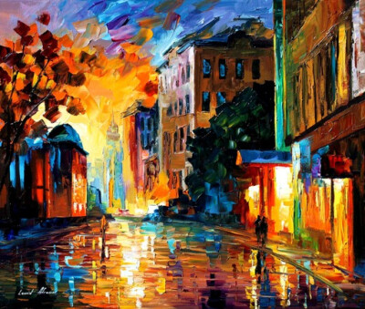 leonid afremov 让世界明亮