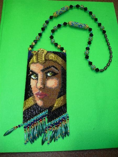 Beaded Amulet Bag Detail by CCLS-Coastal, via Flickr