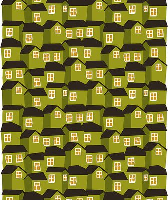 Marimekko - Mokki houses print