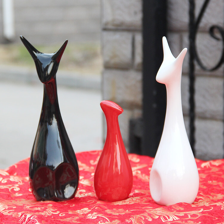 创意家居陶瓷工艺品礼品结婚摆件婚庆客厅摆设幸福三口之家