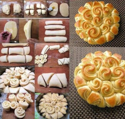 how to make cute DIY flower wreath happy bread step by step DIY