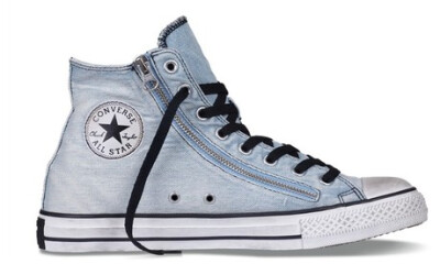 2月新款 Chuck Taylor All Star Double Zip 水洗双拉链 淡蓝色