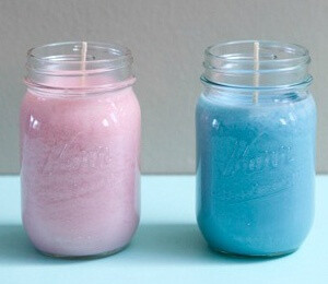 Our favorite mason jar projects: mason jar candles