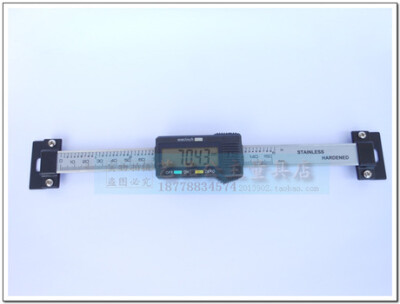 横式数显标尺0-100mm*0.01mm电子标尺 小机床设备改造 位移传感