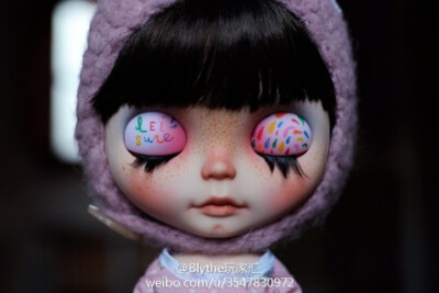 #blythe #一个特别会画美丽眼皮的娃妈【via. HOLA gominola 】