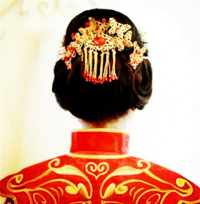 中式婚礼新娘造型