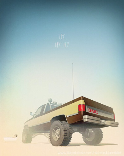 Iconic Movie Cars: Illustrations by Nicolas Bannister