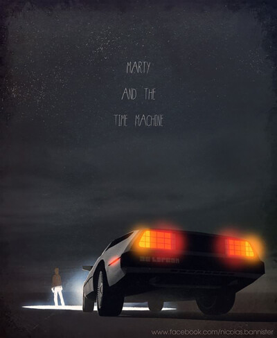 Iconic Movie Cars: Illustrations by Nicolas Bannister