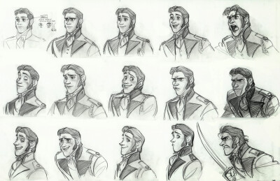 New Hans concept art from Jin Kim’s blog. Brilliant, as always, Mr. Kim, though I never imagined Hans with a Eugene Fitzherbert-style “don’t freak out” face (bottom middle left).